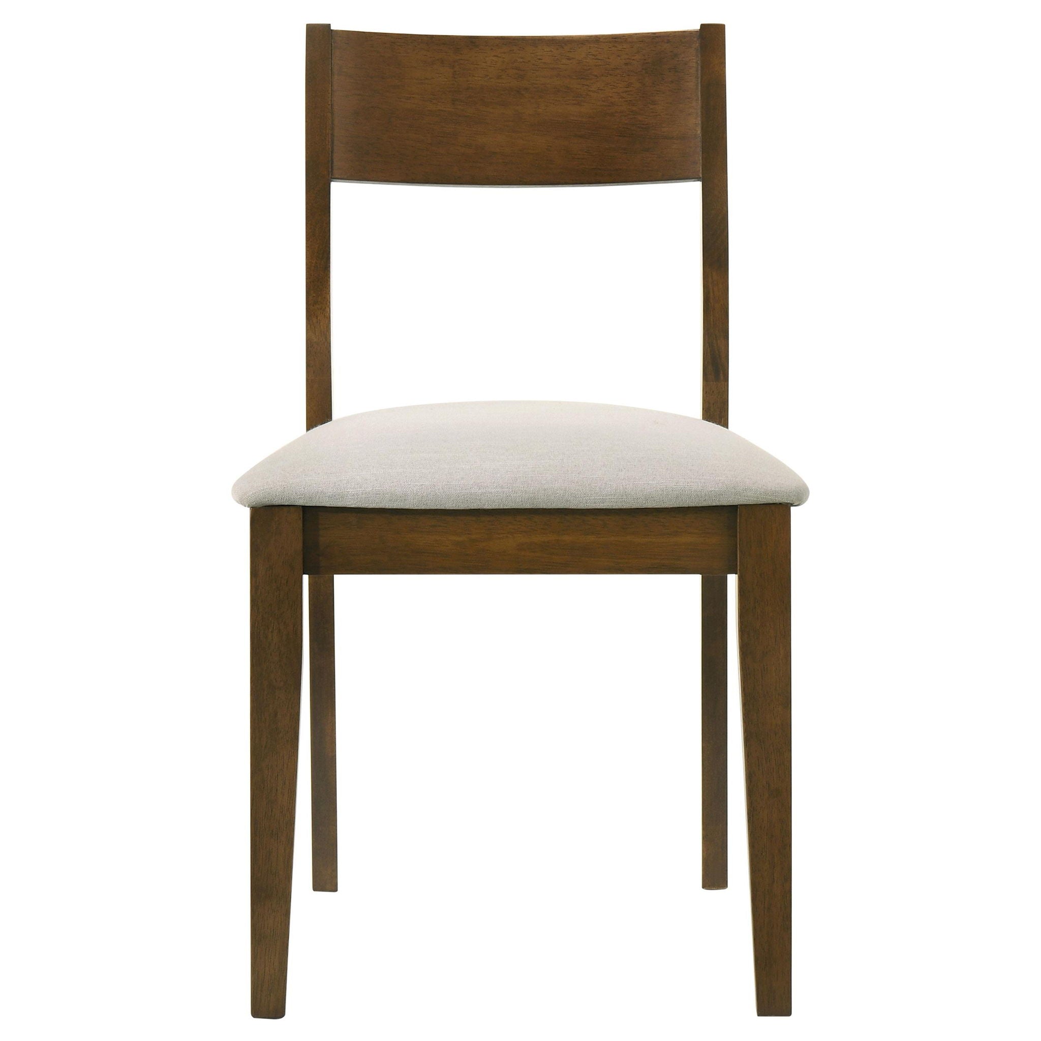 Almonte Dining Chair Upholstered Seat Dark Brown (Set of 2) - Atlantic Fine Furniture Melbourne FL
