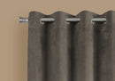 2 Pieces Set, Curtain Panel, Room Darkening, Grommet, Contemporary & Modern