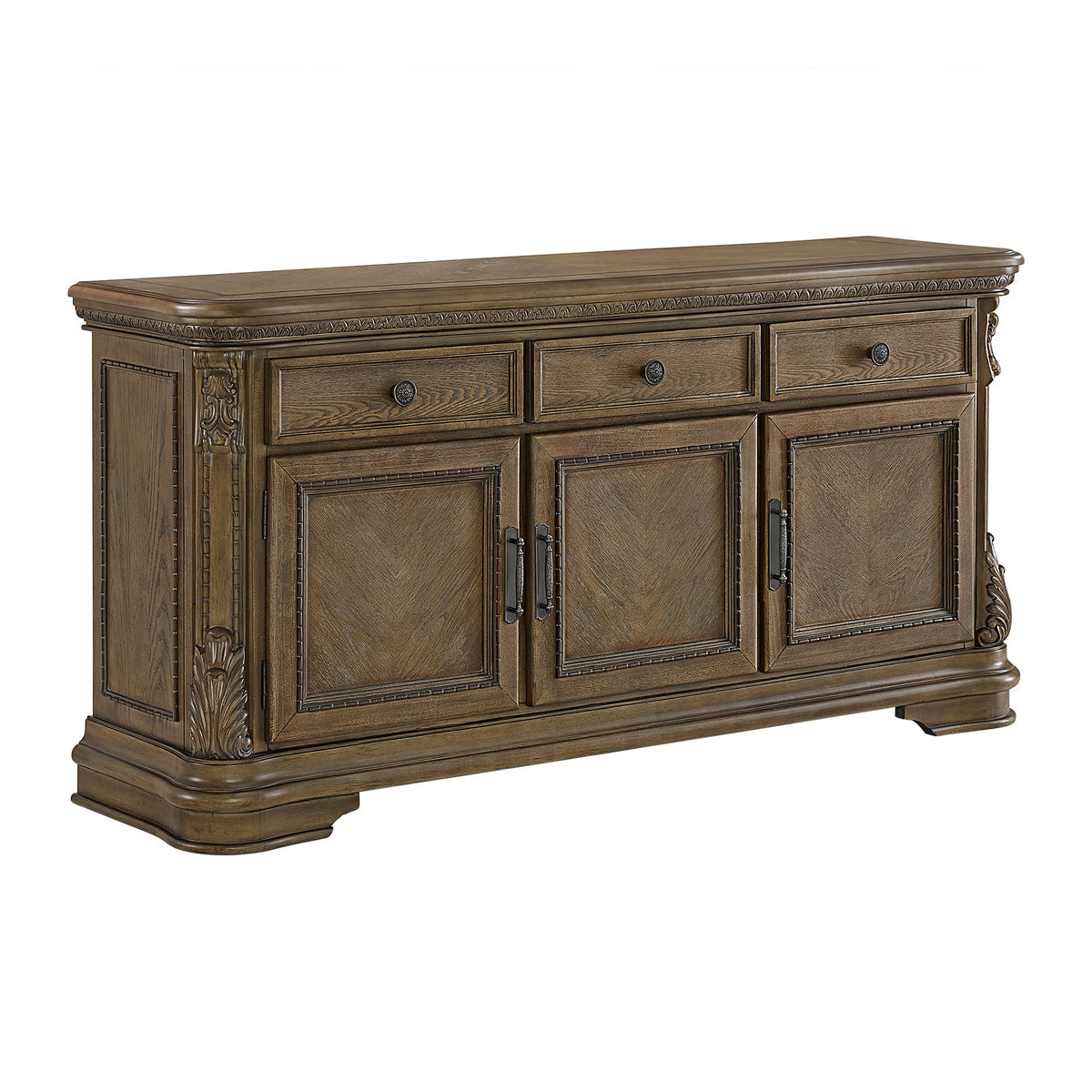 Madison Park Server in Walnut by Elements International
