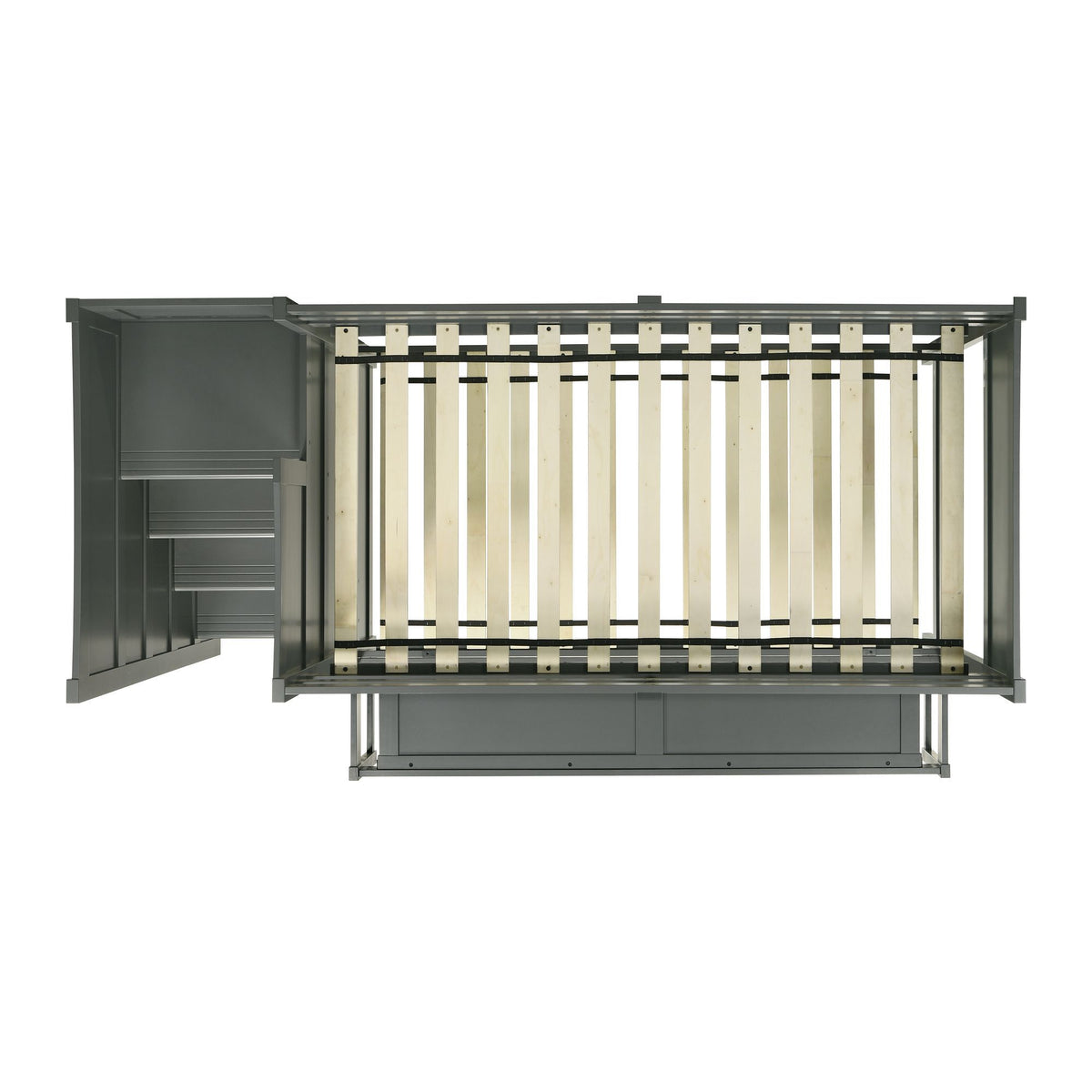 Sami Step Bunk With Left Headboard in Dark Brown by Elements International, view 27