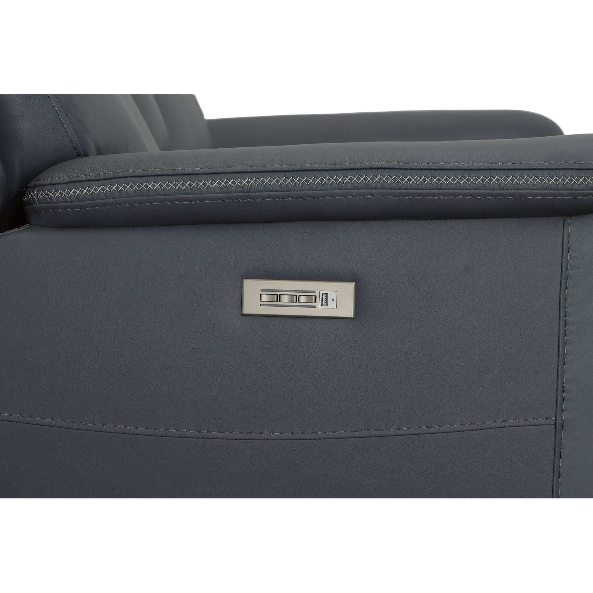 Sawyer - Power Reclining Loveseat With Console, Power Headrests, Lumbar