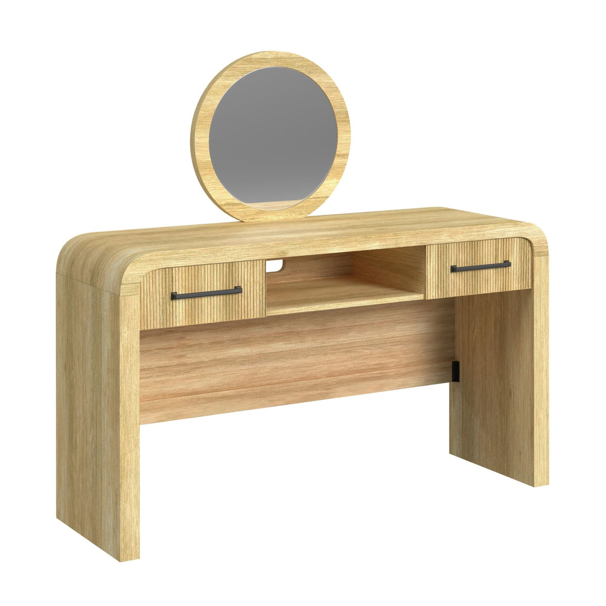 Ridgemont Dressing Table in Black by Elements International, view 4