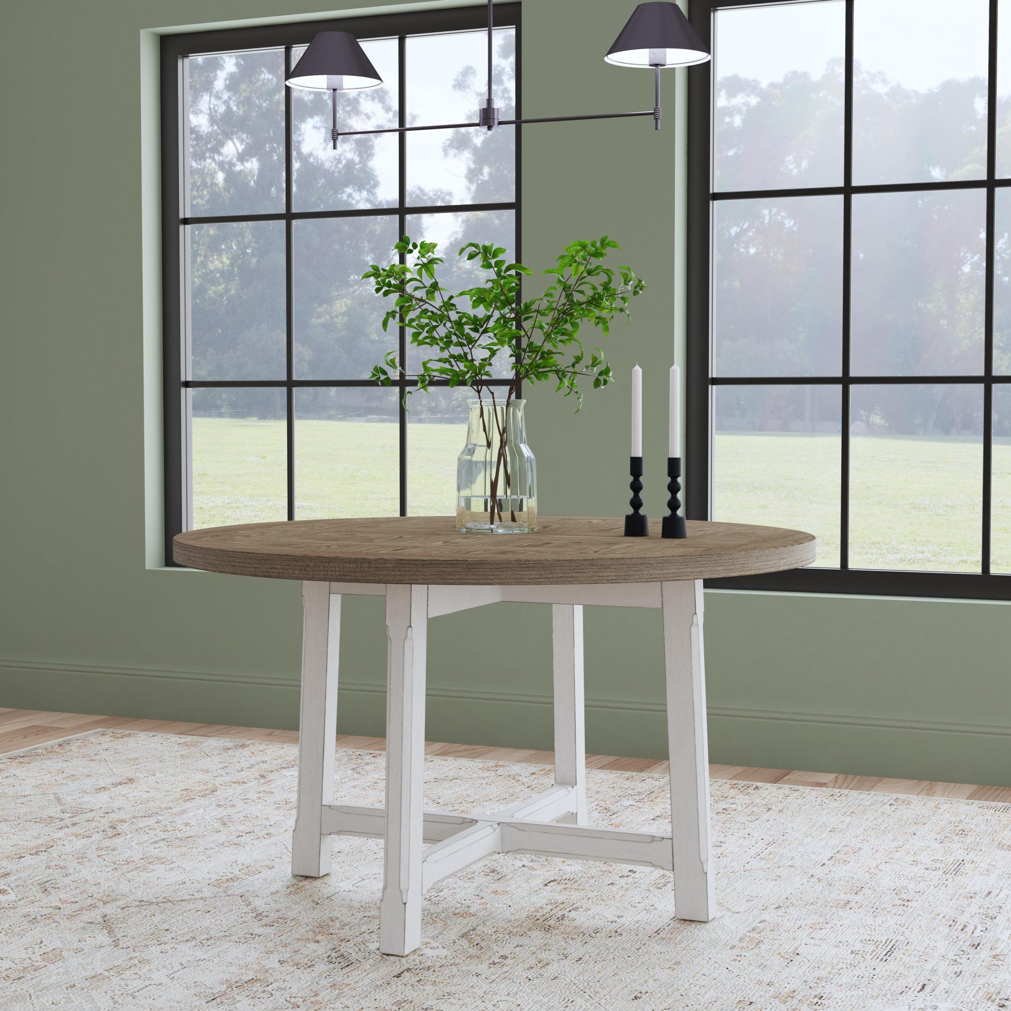 Melody - Round Dining Table - White