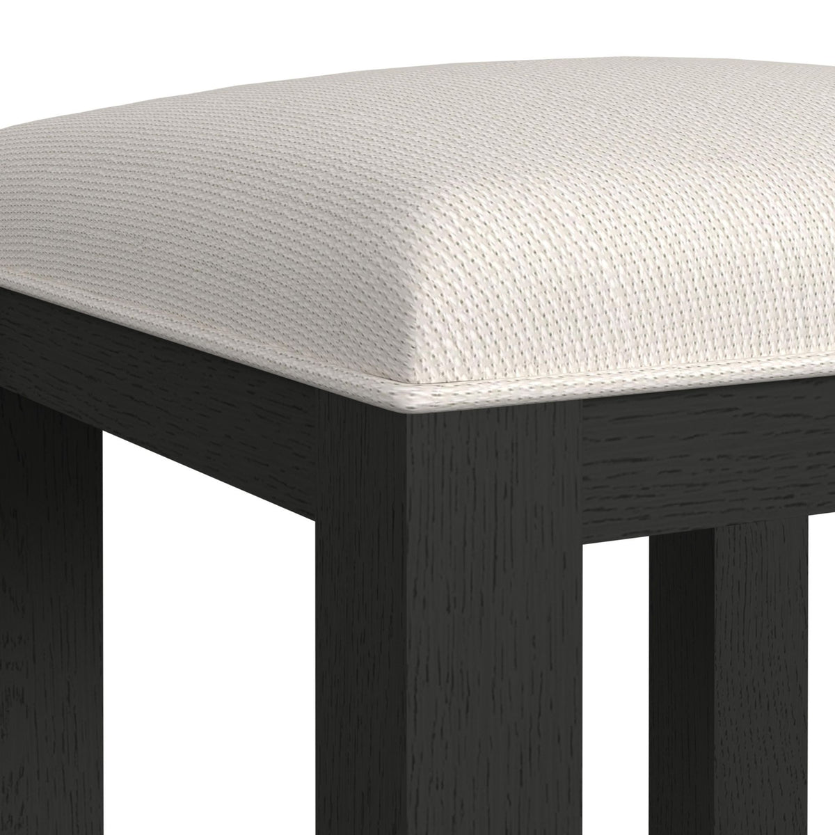 Ridgemont Dressing Stool in Black by Elements International, view 12