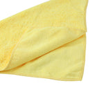 Multifunctional Microfiber Towel For Car Cleaning, Kitchen & Glass Scrubbing - Yellow