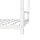 Bunk Bed With Noise Reduction And Safety Guardrail