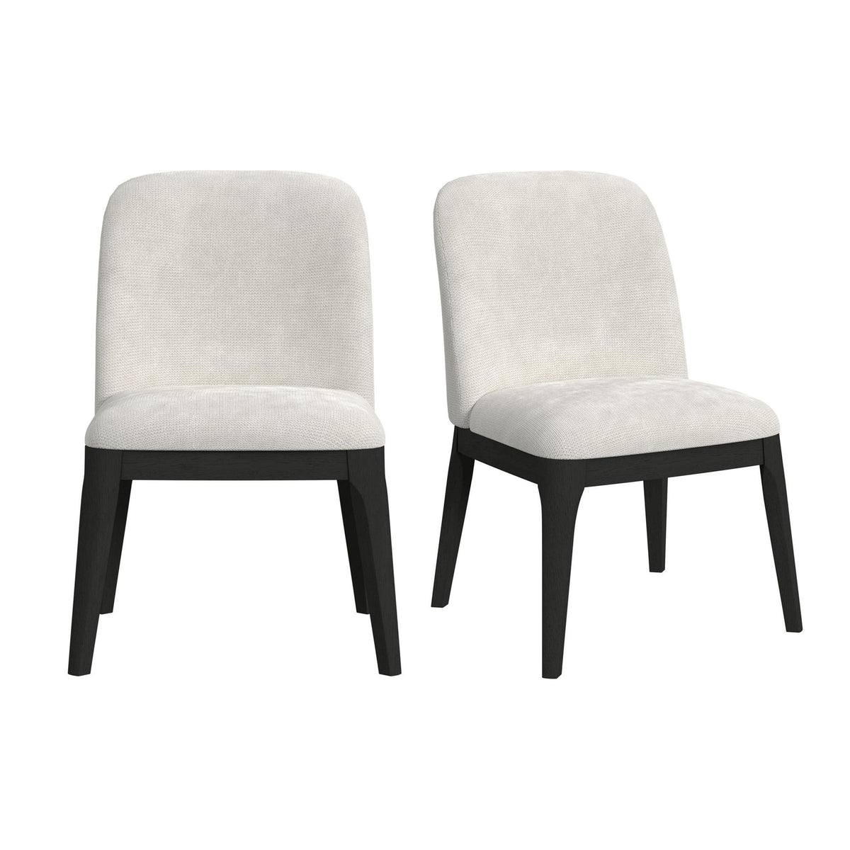 Sylvie Dining Side Chair (Set of 2) in Black by Elements International, view 3