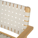 Woven Rope Outdoor Deep Seating Porch Loveseat For Garden