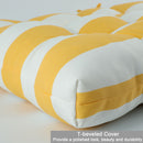 2 Piece High Back Patio Chair Cushion Set, Tufted Adirondack And Rocking Chair Cushions