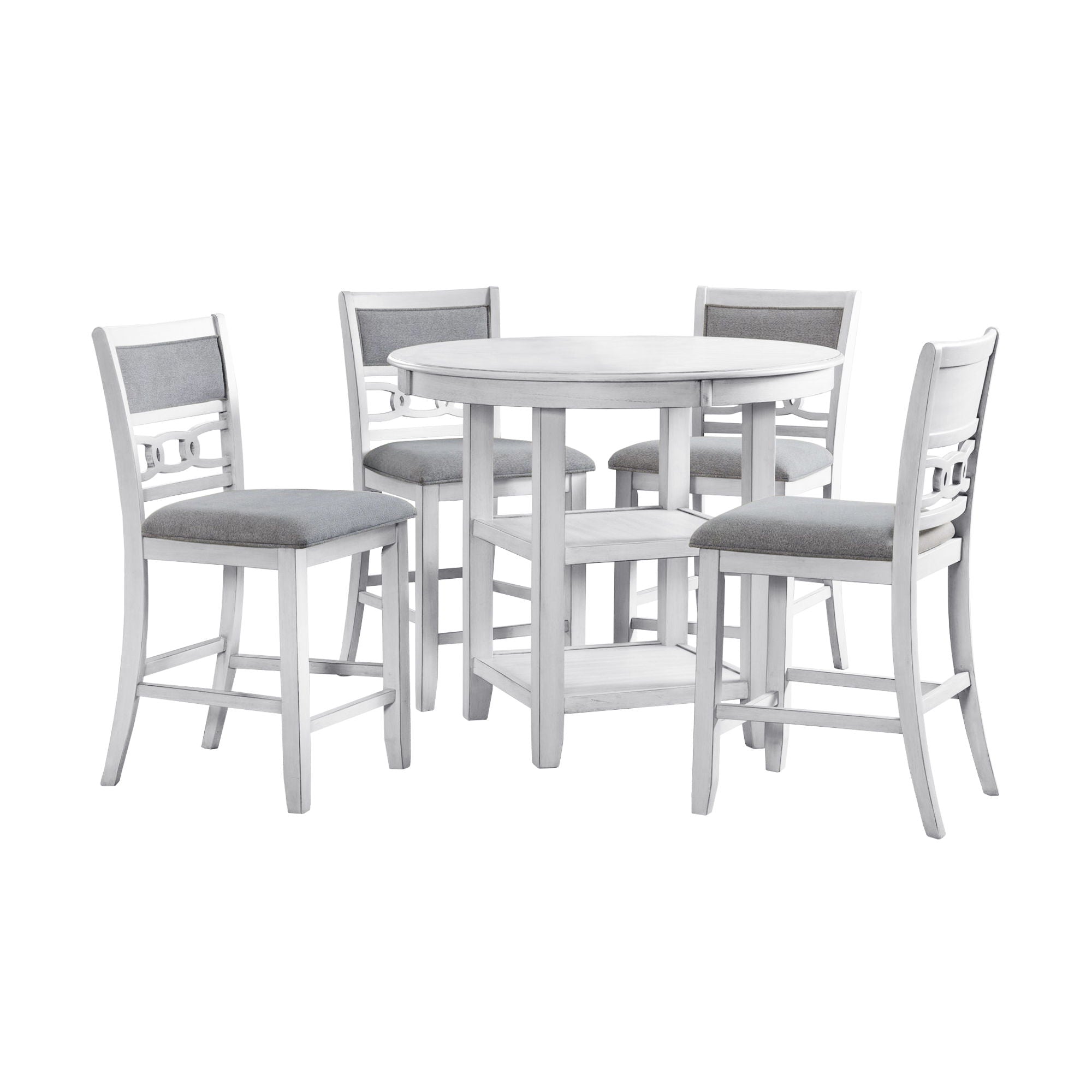 Amherst Counter Height Dining Set in Dark Brown by Elements International, view 2