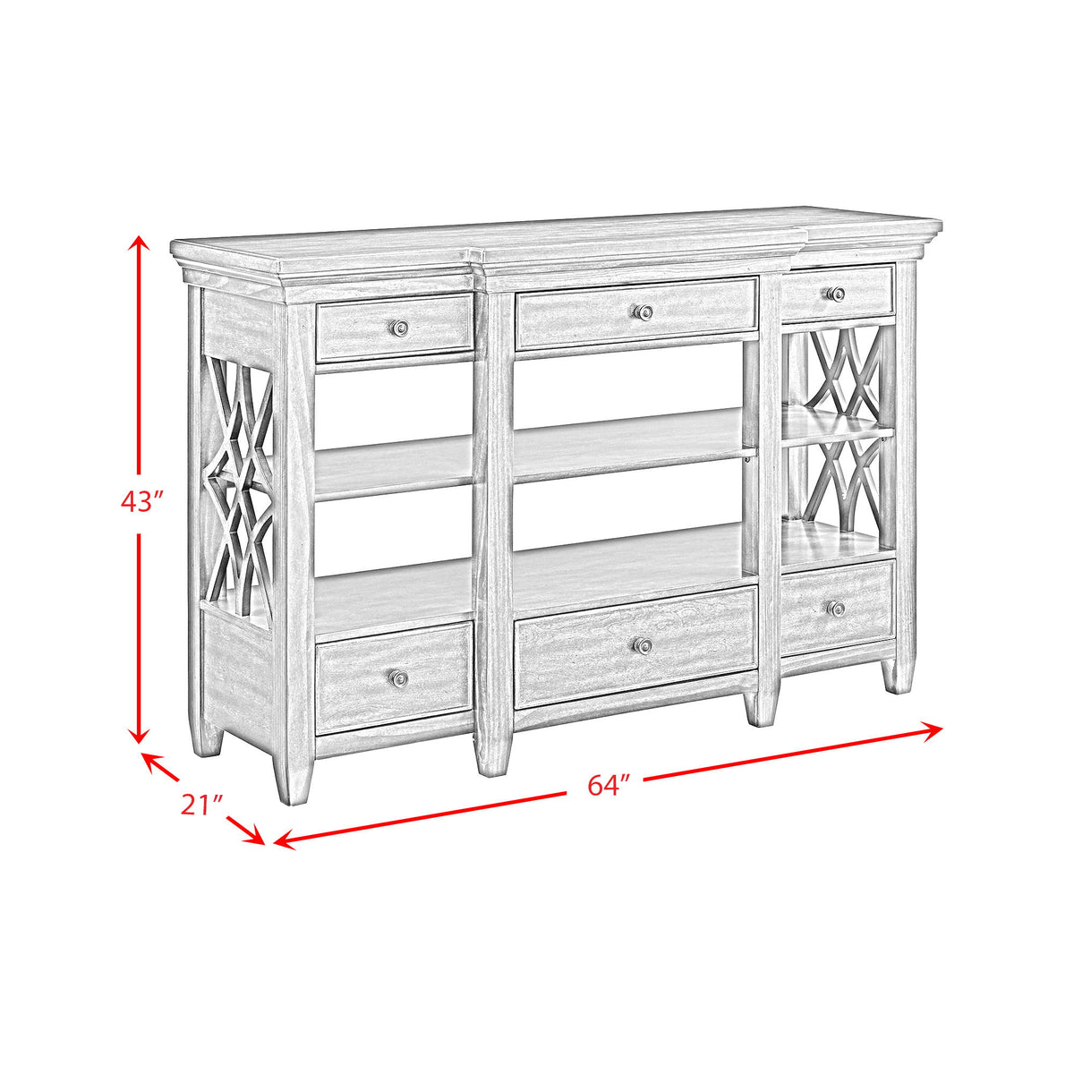 Phillipe Server in Cherry by Elements International, view 8