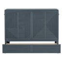 Murphy Bed With Large Drawer, USB Ports And Outlets