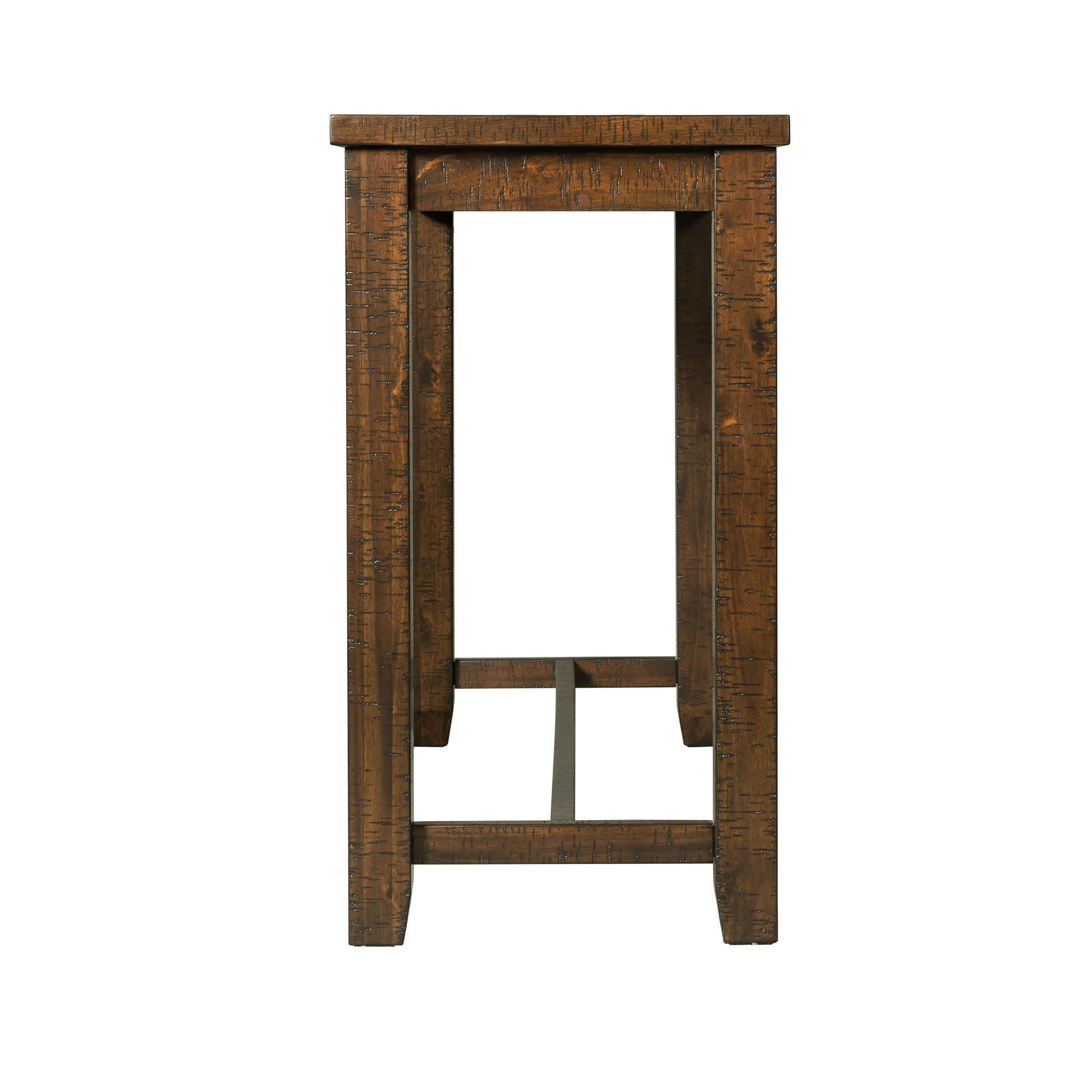 Jax - Bar Table Single Pack (Table And Three Stools) - Dark Walnut