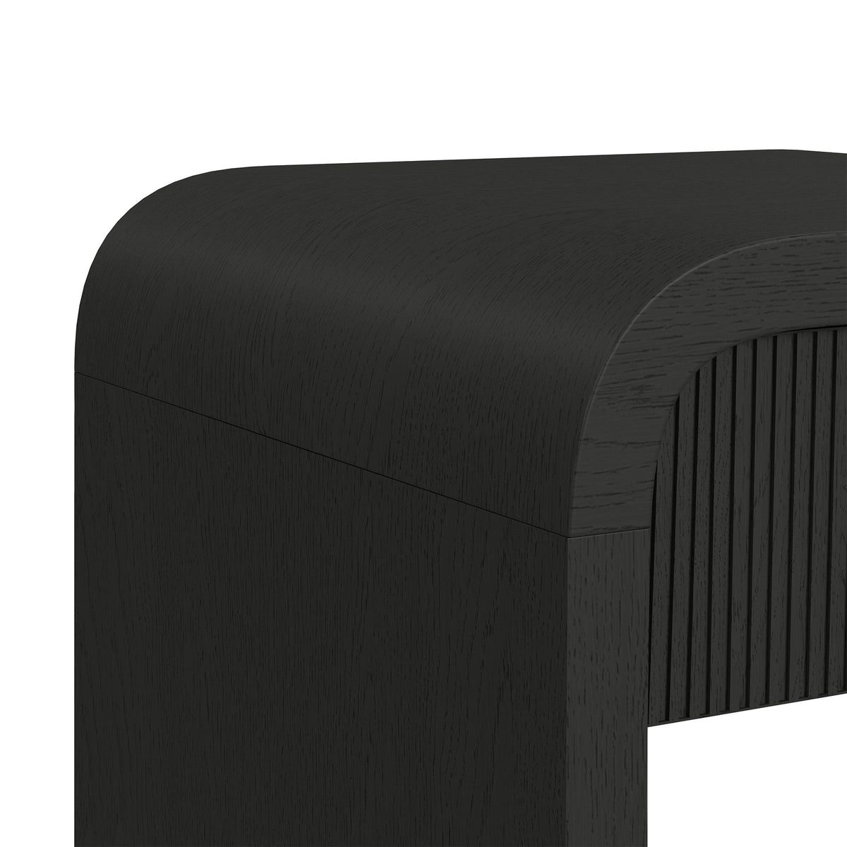 Ridgemont End Table With USB in Black by Elements International, view 15
