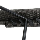 Salem - Contemporary Wicker Chaise Lounge With Arm, Weather Resistant