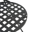 Lambert - Outdoor Chat Set - Black / Red