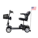 Max Sport - 4 Wheels Outdoor Compact Mobility Scooter With 2 Pieces X 12Ah Lead Acid Battery