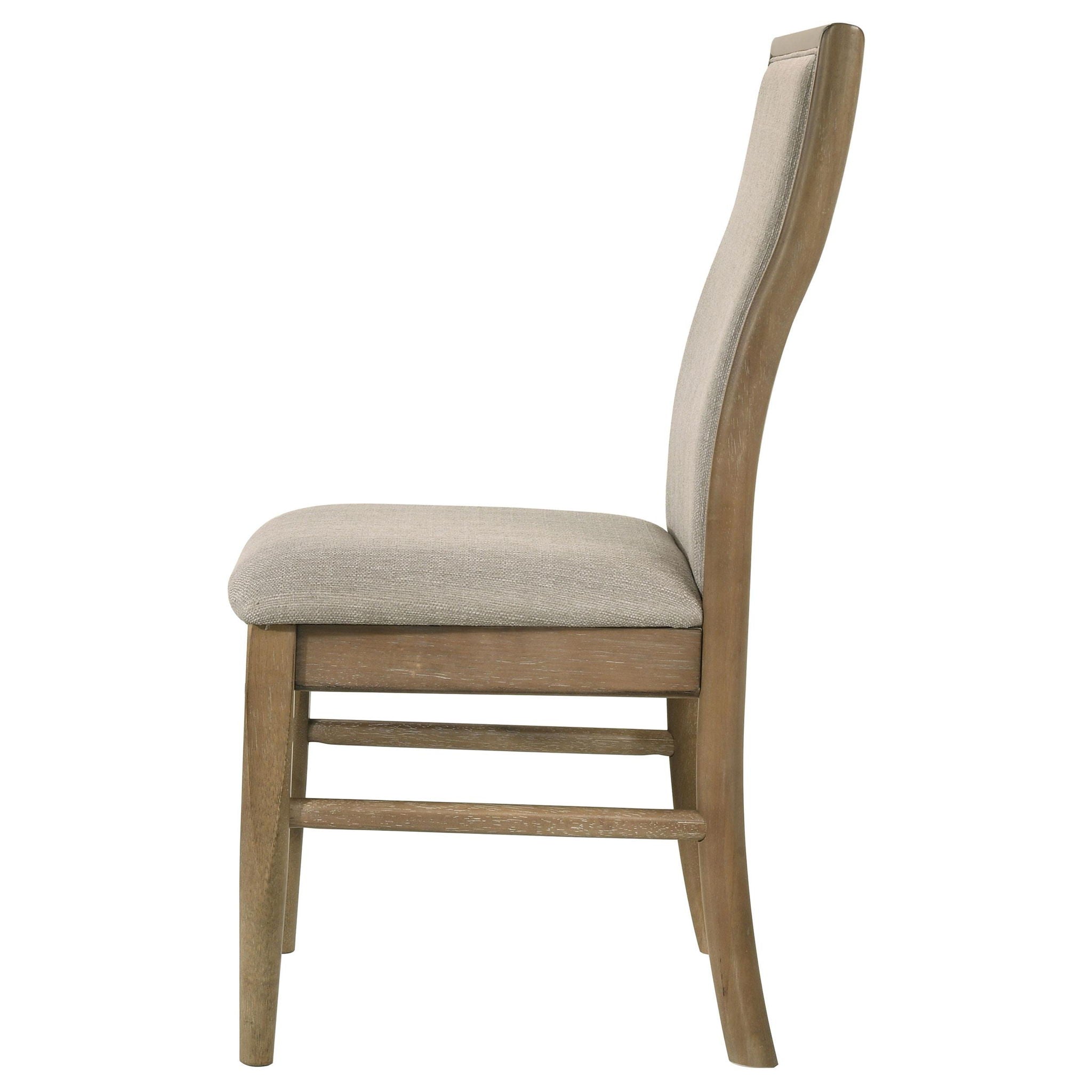 Adina Upholstered Dining Side Chair Barley (Set of 2) - Atlantic Fine Furniture Melbourne FL