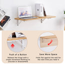 Folding Table Wall Mounted Folding Table For Small Spaces, Fold Down Desk, Workbench