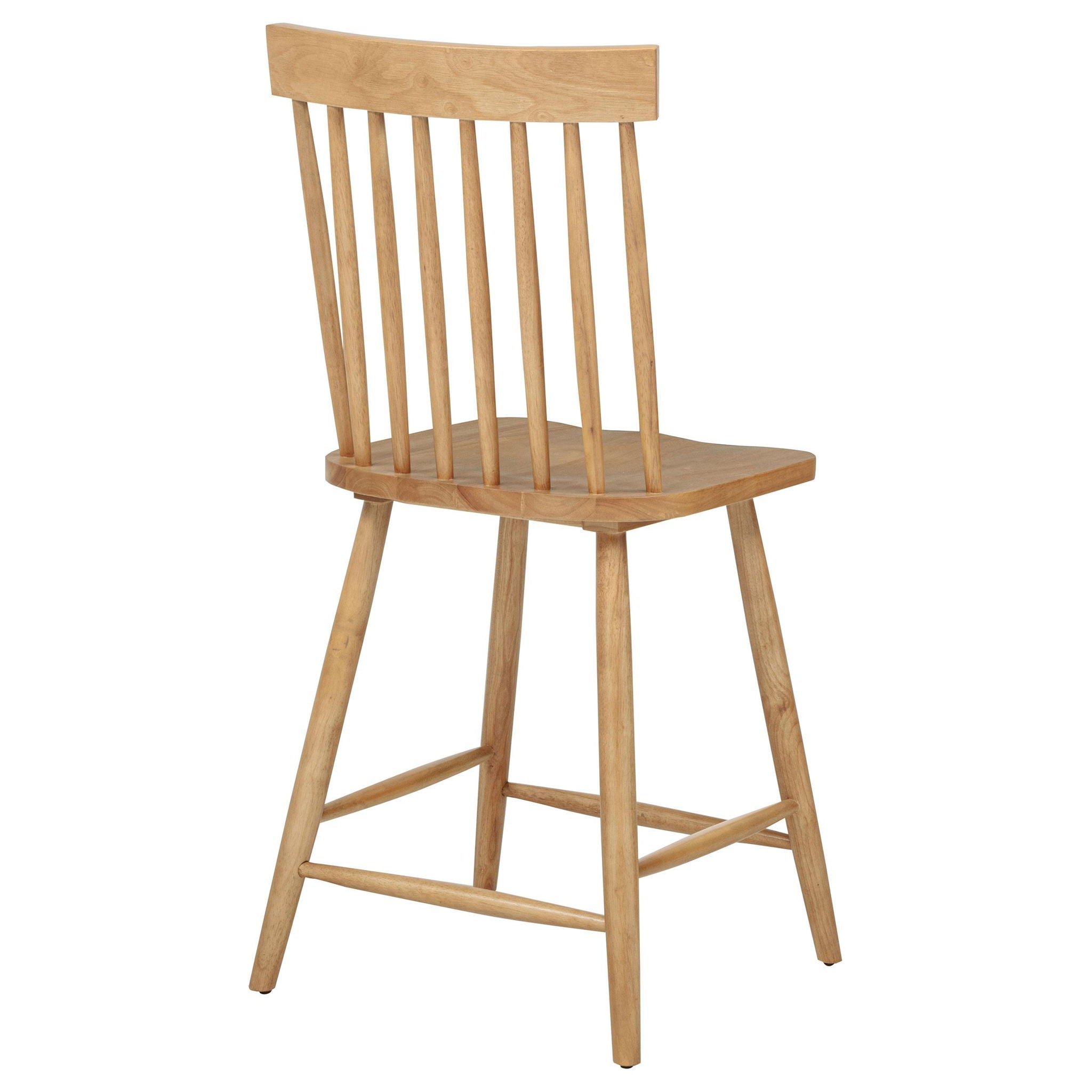 Andrews Windsor Counter Height Dining Side Chair Light Ash (Set of 2) - Atlantic Fine Furniture Melbourne FL