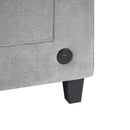 U Shaped Sectional Sofa, Corner Living Room Couch With Built In Cup Holders, Storage, USB Ports