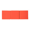 Waterproof Fabric Lounge Cushion With Rectangular Shape - Orange