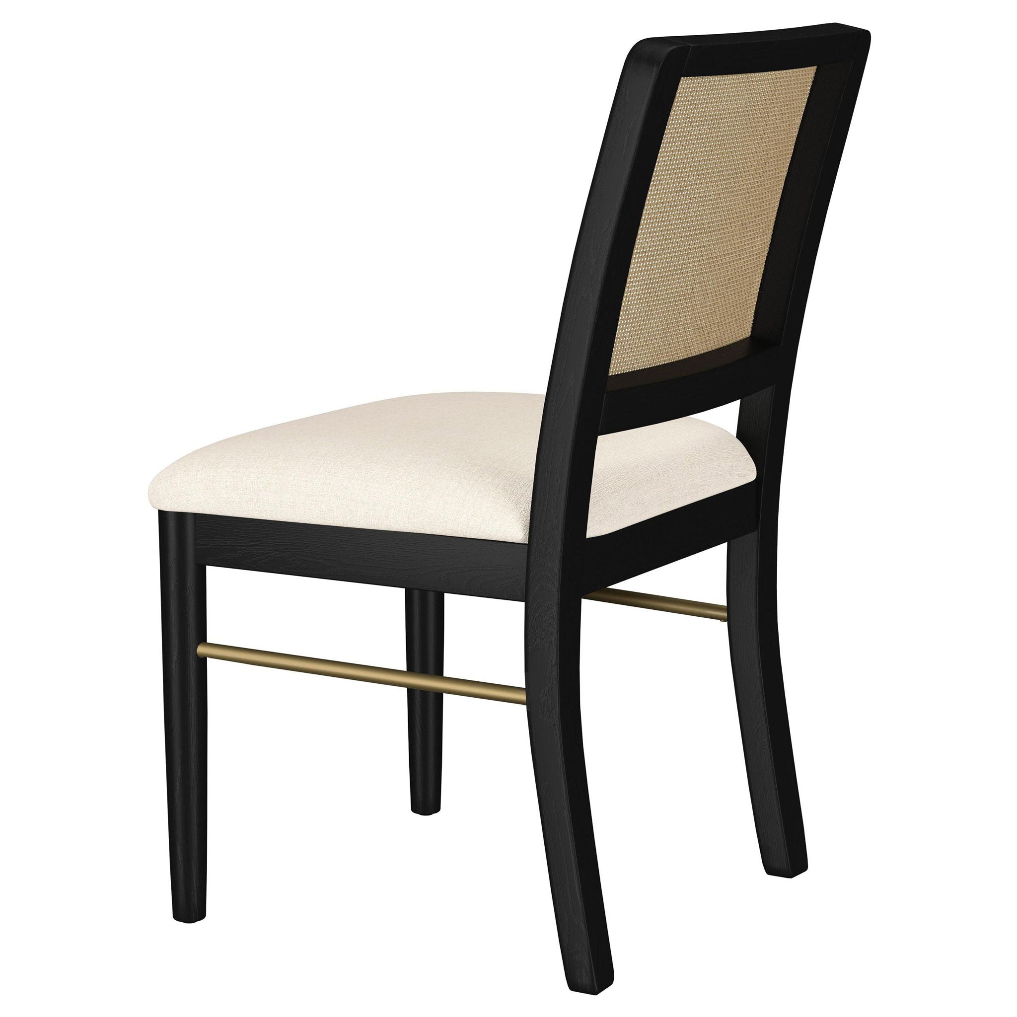 Arini 5-piece Extension Leaf Dining Table Set Sand Wash and Black - Atlantic Fine Furniture Melbourne FL