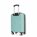 4 Piece Lightweight Suitcase, Makeup Box, Aircraft Wheels