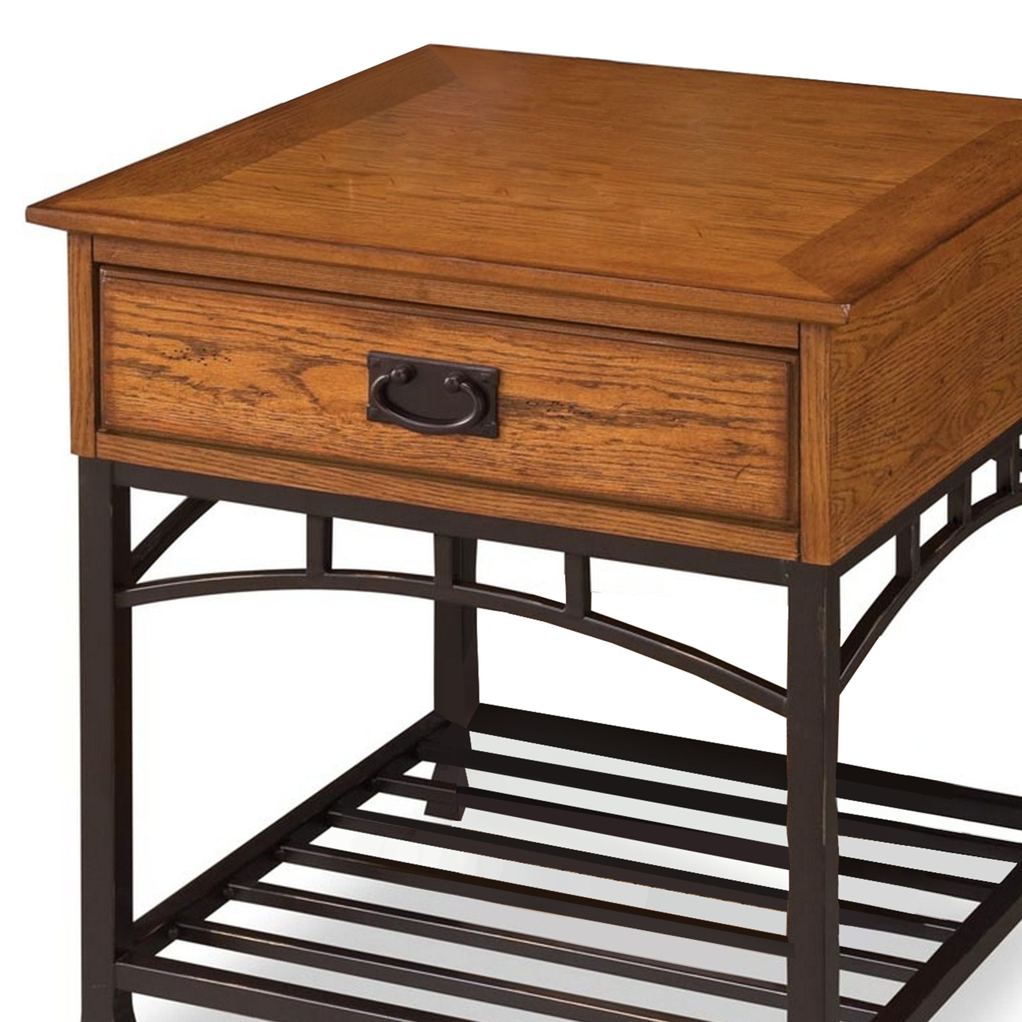 Modern - Craftsman End Table - Light Brown
