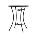 Lambert - Outdoor Chat Set - Black / Red