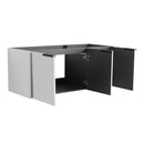 Contemporary Wall Mounted Bathroom Vanity With Soft Close Doors