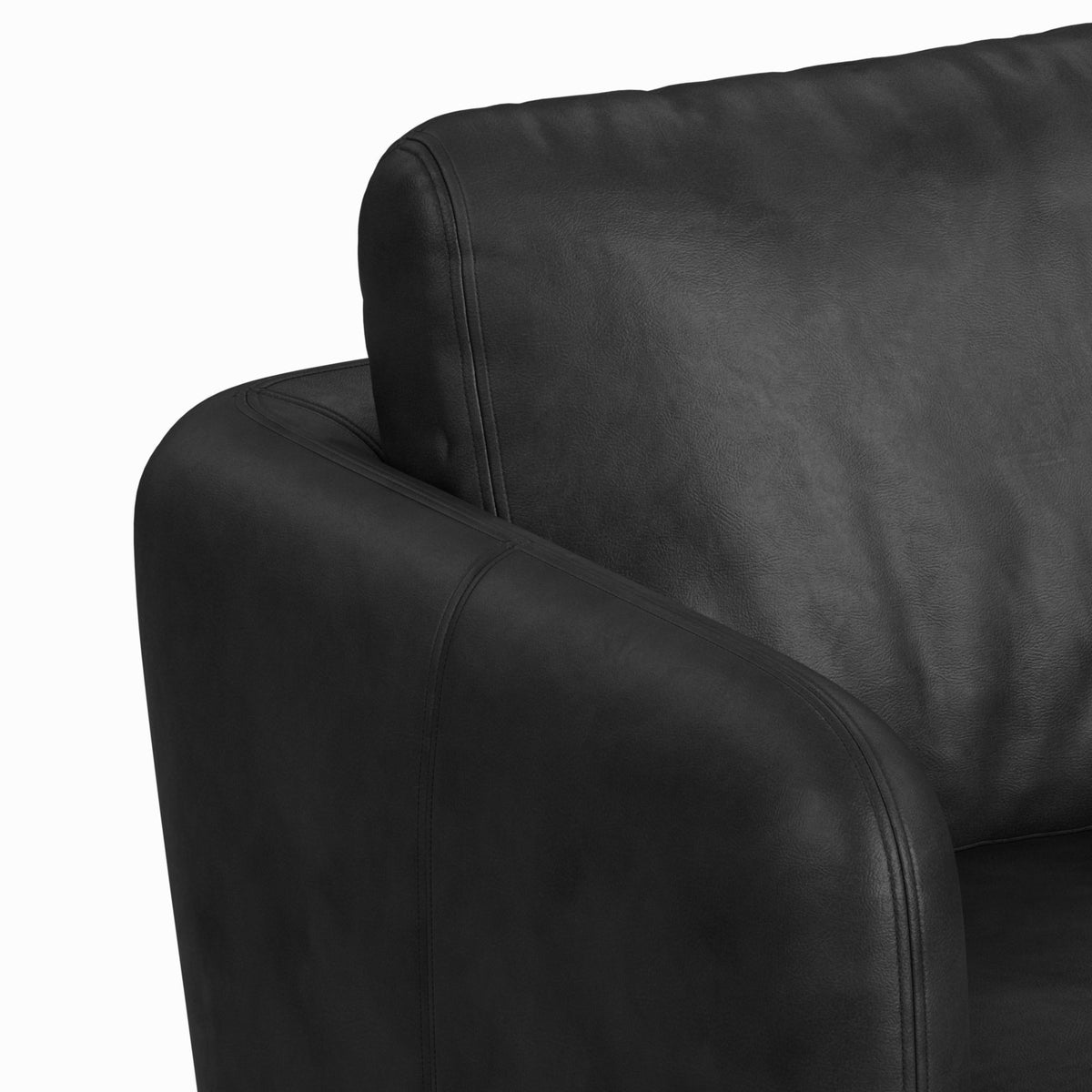 Winger Swivel Chair in Simba Black by Elements International, view 4