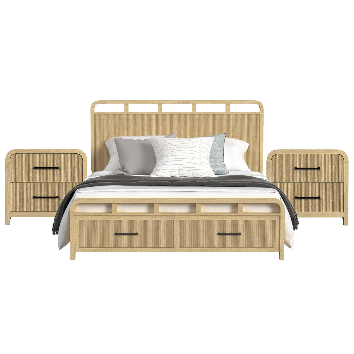 Ridgemont Storage Bedroom Set in Black by Elements International, view 24
