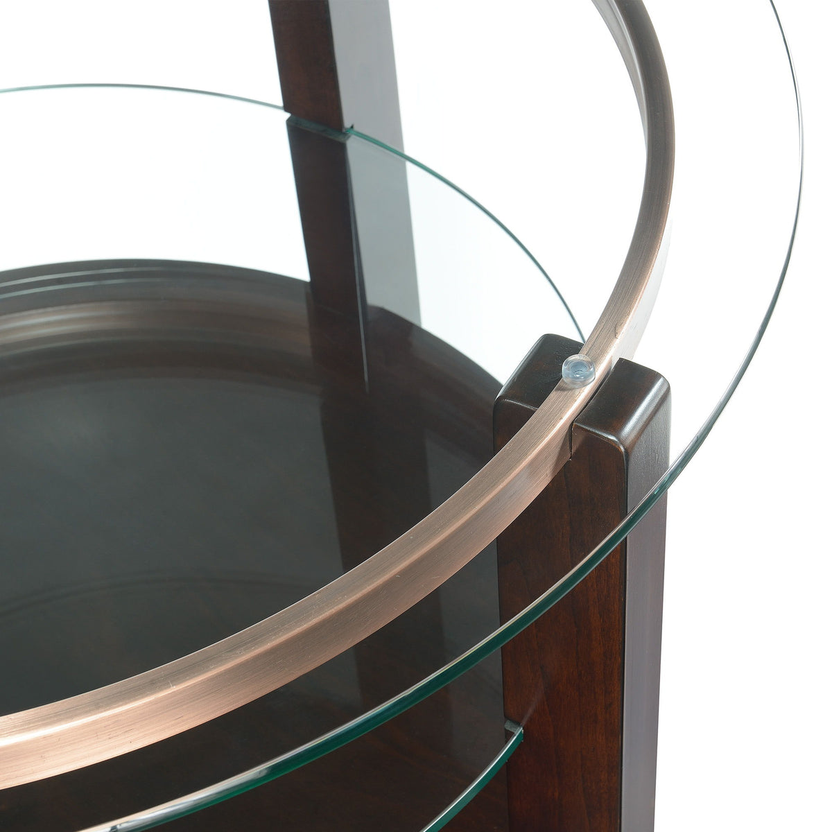 Elsa Occasional Table Set in Dark Brown by Elements International, view 15