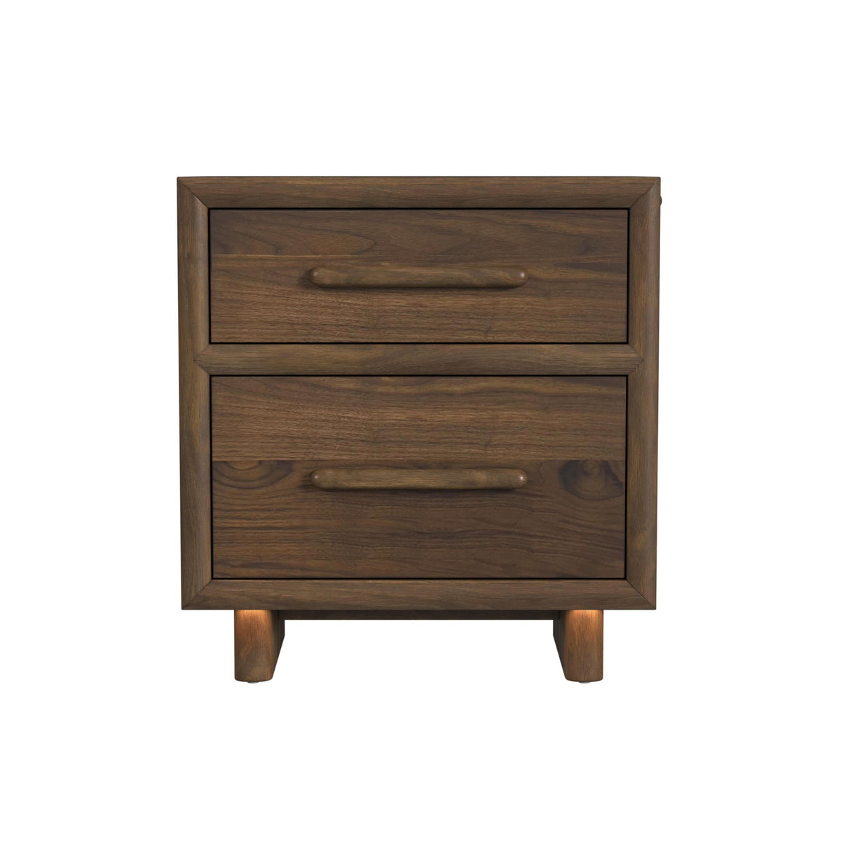 Brisbane Nightstand With USBC And LED in Brown by Elements International, view 9
