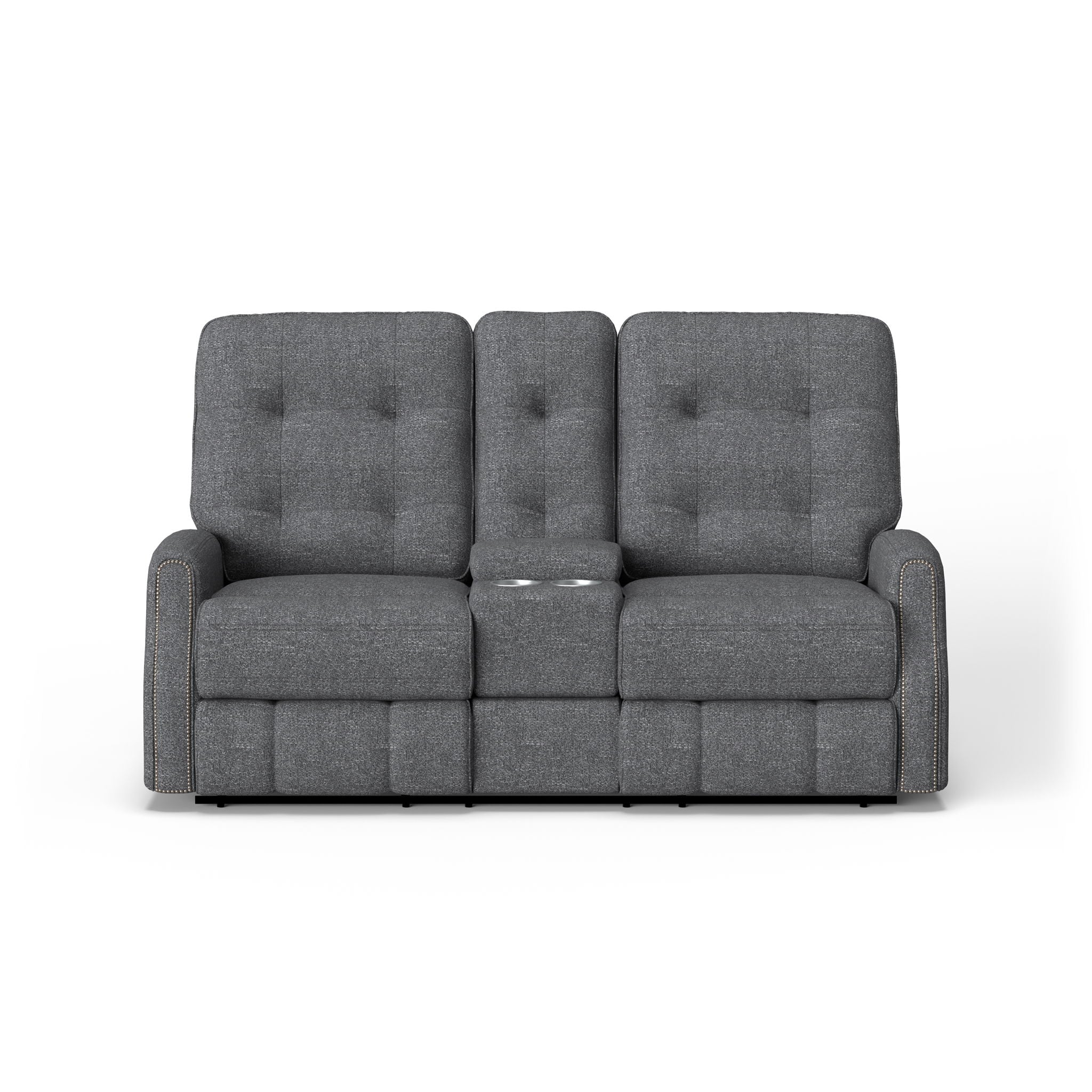 Devon - Reclining Loveseat, Nailhead Trim