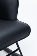 Rocking Accent Chair With Lumbar Pillow And Ottoman