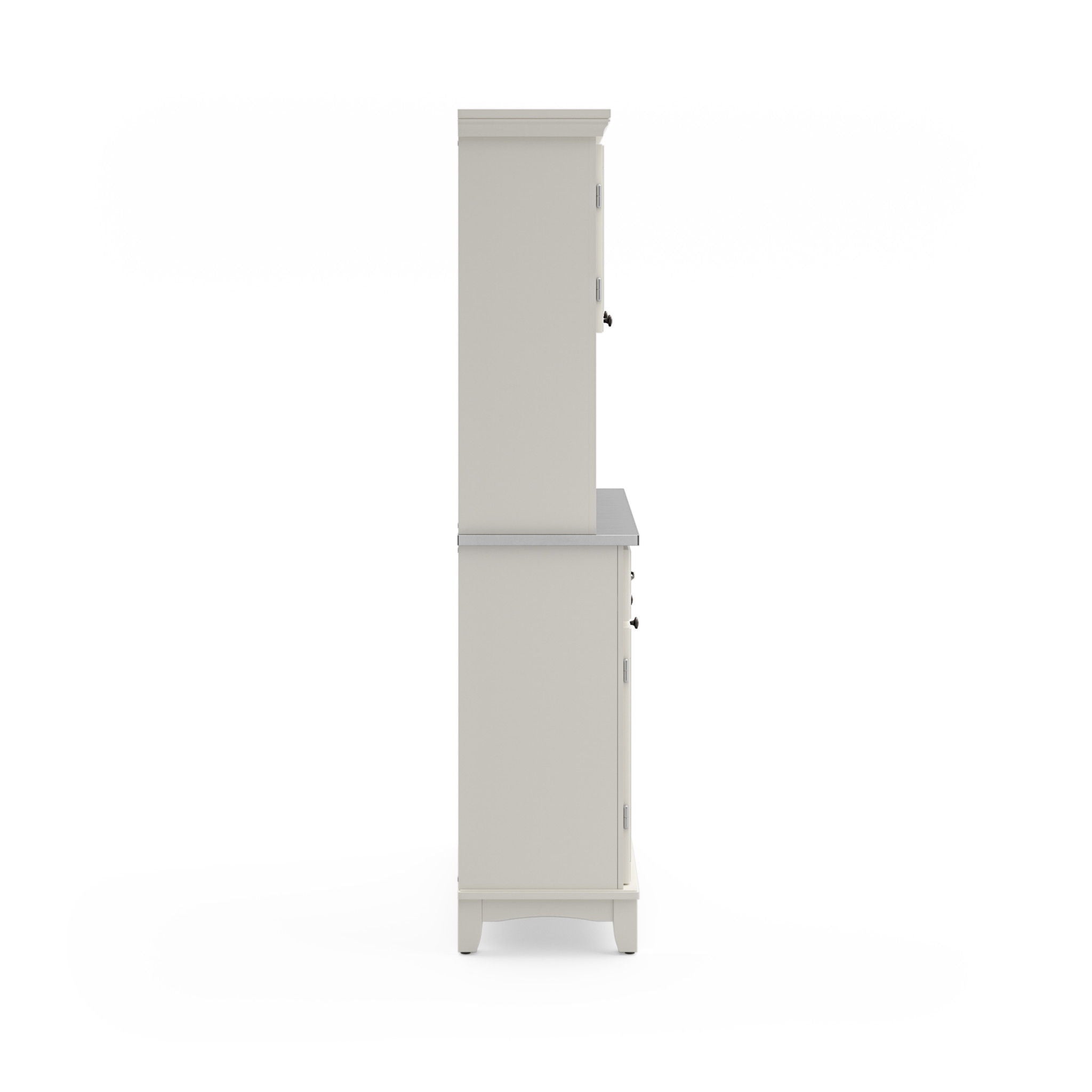 Buffet Of Buffets - Buffet With Hutch Stainless Steel Top