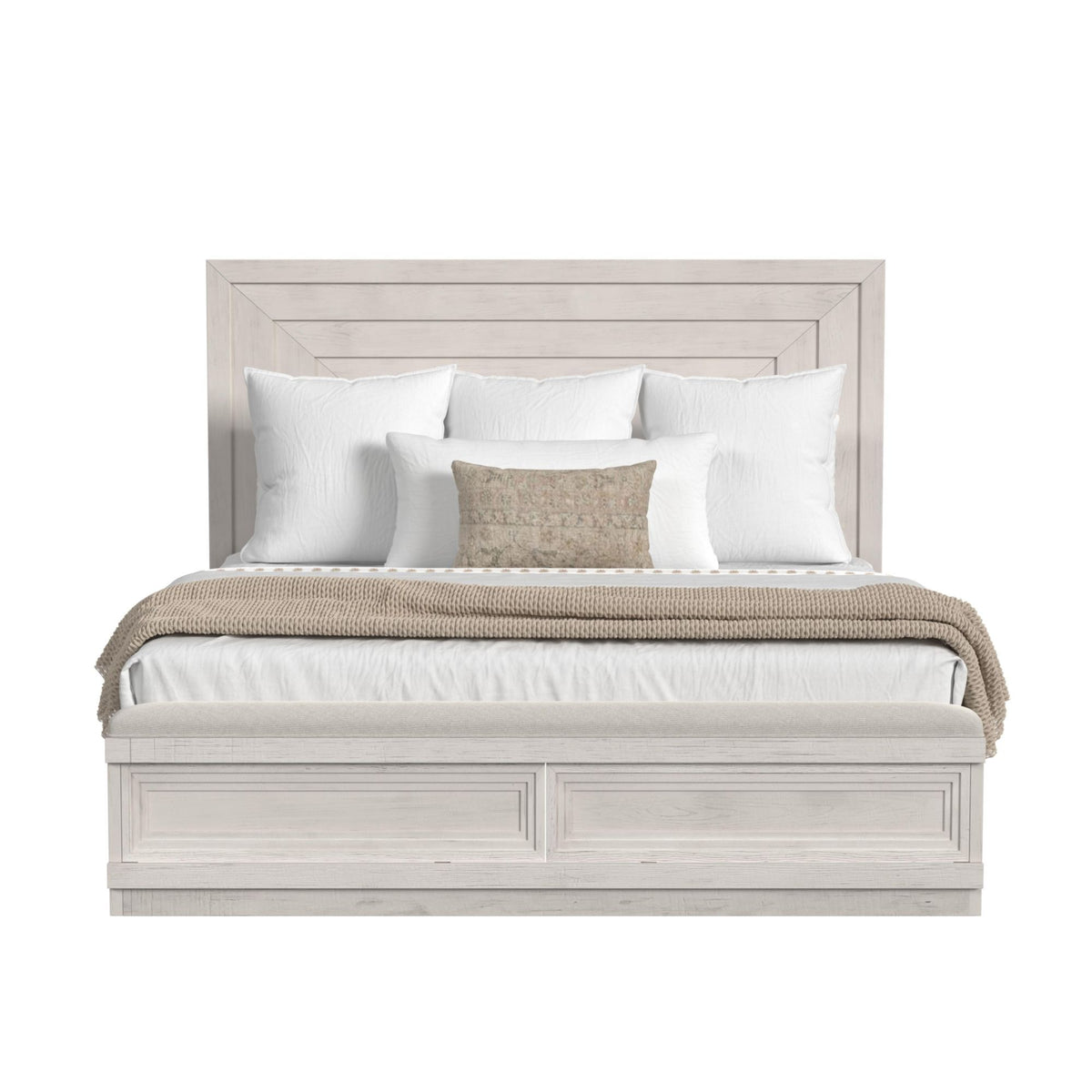 Avalanche Storage Bed in White by Elements International, view 8