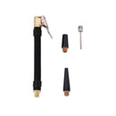 Heavy Duty 12V Air Compressor, Tire Inflator With Pressure Gauge, Compact Size - Black / Orange