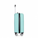 4 Piece Lightweight Suitcase, Makeup Box, Aircraft Wheels
