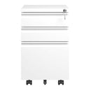 Metal Drawer Mobile File Cabinet With Lock For Home Office Organizer