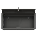 Heavy Duty, Metal Wall Mounted Tool Storage Cabinet Steel Metal Garage Storage Cabinet - Black / Gray