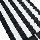 Outdoor Lounge Chairs (Set of 2), Cushion Replacement Patio Funiture Seat Cushion Chaise Lounge Cushion - Black / White