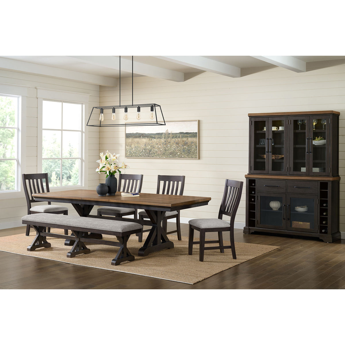 Montrose Server in Espresso And Brown by Elements International, view 10