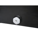 Heavy Duty Hydraulic Fluid Tank 10 Gal Steel Reservoir With Strainer, Gauge & Breather Cap For Tractors & Trucks - Black