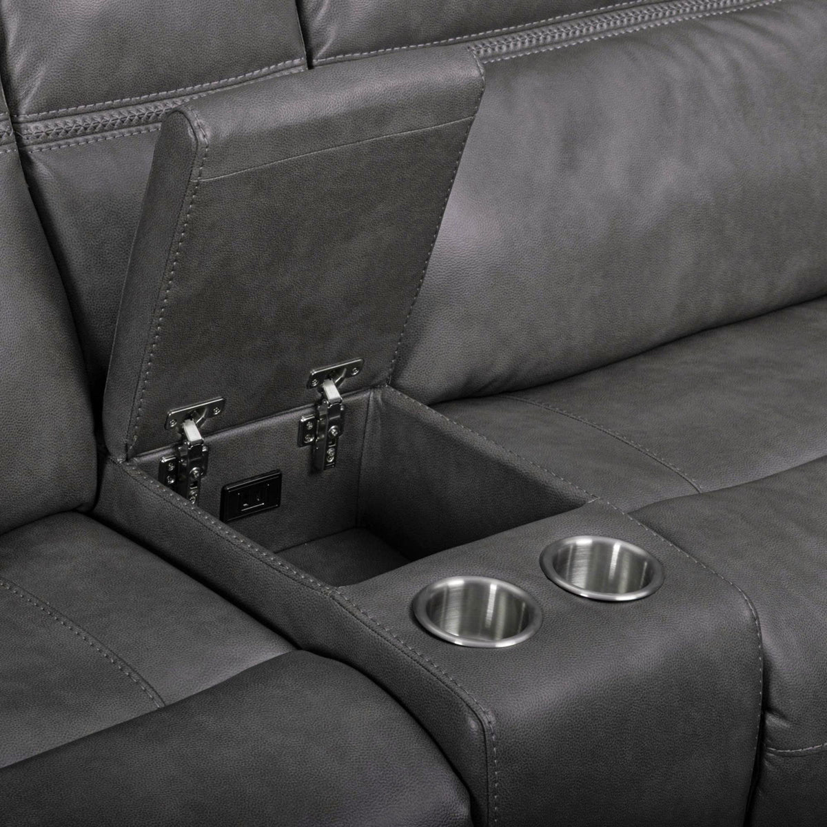 Camaro 6 Piece Sectional in Nugget Gray by Elements International, view 9