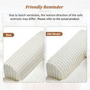 Oversized Sectional Sofa U - Shaped Sofa Couch Modern Sofa Upholstered In Soft Corduroy With A Chaise Lounge For Living Room