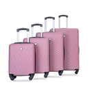 Luggage 4 Piece Lightweight Suitcase With Rotating Wheels With Tsa Lock,