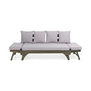 Outdoor Acacia Wood Expandable Daybed With Cushions